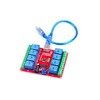 LIVISN 8-Channel 24V 10A USB Control Switch Relay Module No