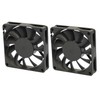 Rhombutech® Set of 2 whisper-quiet fans, 60 x 60 x