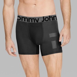 Tommy John Men’s Underwear, 360 Sport Trunk with Contour Pouch, Short 4" Inseam, Moisture Wicking Underwear, Soft Breathable Stretch Waistband Boxer Briefs (Dress Blues, XXL)