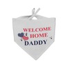 EechicSpace Welcome Home Daddy Dog Bandana for Small Dogs