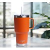 Product Armor 30oz Stainless Steel Tumbler with Handle (Lava Orange)