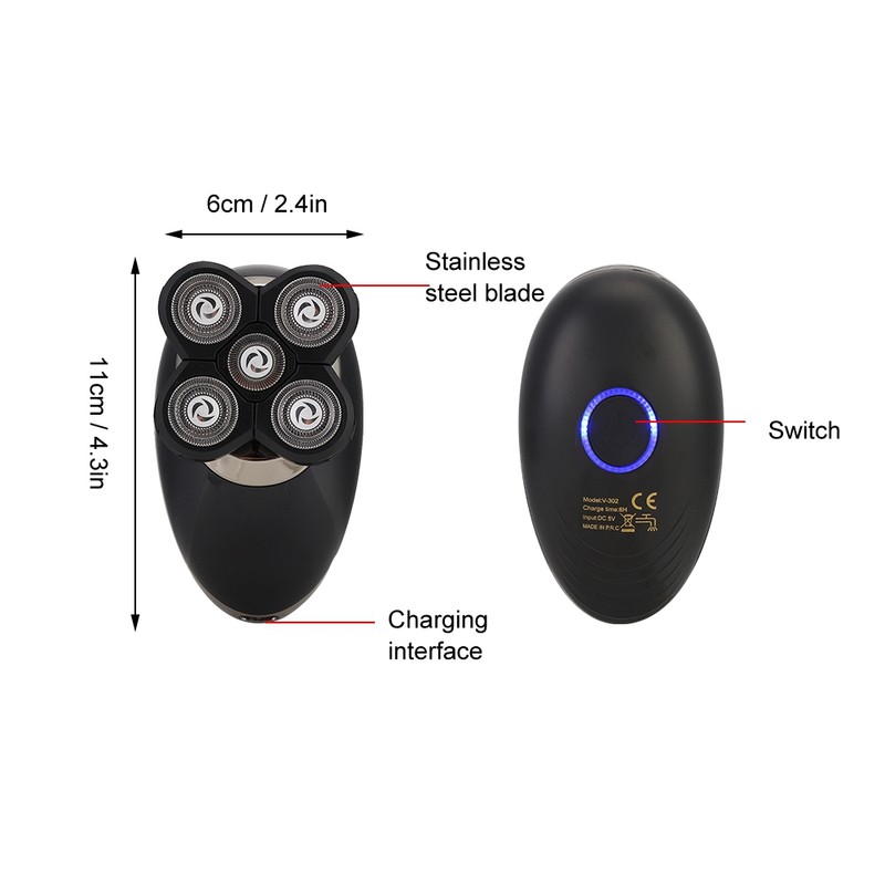 VGR 4 In 1 MultiFunctional Electric Shaver Set Beard Shaving