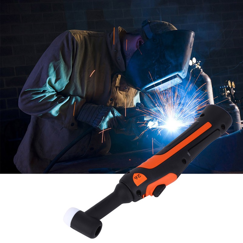 Welding Torch Handle with Flexible Tip Maintenance Replacement Fittings TIG-26VF/TIG-26FTIG-26F