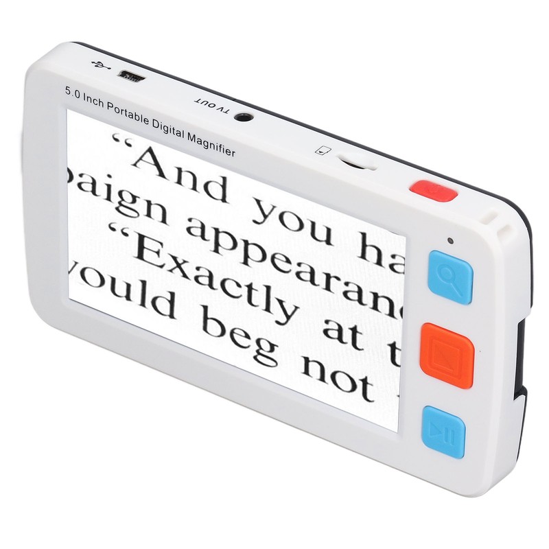 5.0in Electronic Digital Magnifier Portable Reading Aid 4X‑32X Zoom 17