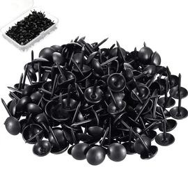 200Pcs Matte Upholstery Nail,Pushpin Decorative Tack Stud with Box for Upholstered Furniture Cork Board,DIY Project,Home Decor
