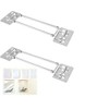 Marine Part Depot Adjustable Stainless Steel RV Shower Corner Storage