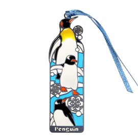 Chikou 50102006 Die-Cut Slim Penguin Bookmark