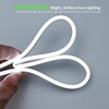 JOYLIT 4MM Width Neon LED Strip Lights 6000K Cool White