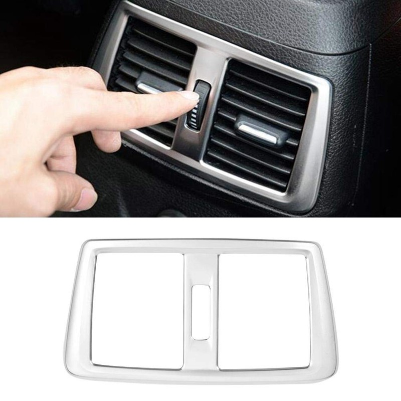 KIMISS Rear Air Conditioner Frame Trim ABS Chrome for 218i