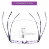Kerecsen 4 Pack Reading Glasses for Women Spring Hinge Ladies