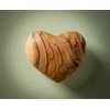 Olive Wood Heart, large