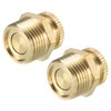 PATIKIL Air Compressor Tank Drain Valve, 2 Pack G 3/8"