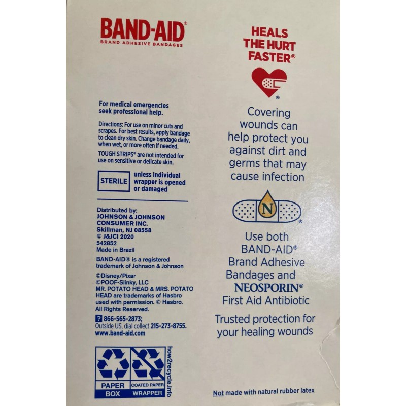 BAND-AID Brand Family Pack of 110 Adhesive Bandages BANDAIDS-Toy Story
