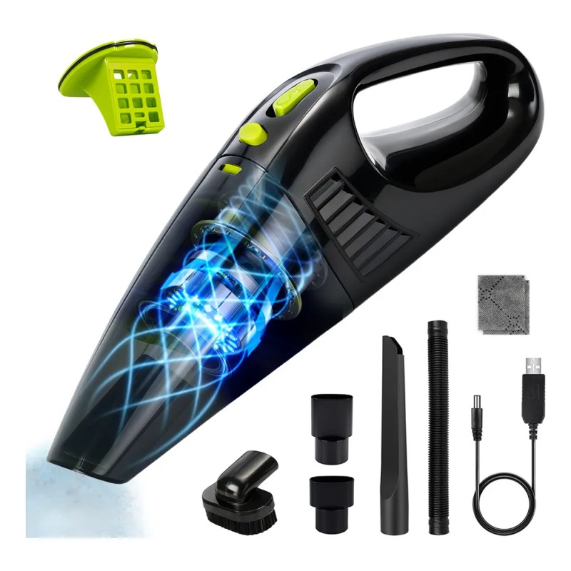 Aspiradora de Mano Inalámbrica Cowin Cleaner Negro 4Kpa para Hogar