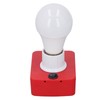 Portable E27 Lamp Bulb with Battery Adapter LED Working Light