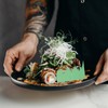 CALLARON 1000pcs Sushi Decoration Grass Sashimi Leaf Stimulation Sushi Grass