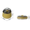 Foldable Silicone Portable Kettle Camping Open Fire Coffee Tea Cassette