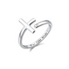 CCWPXX True Love Wait 14K White Gold Plated Ring with
