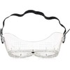 Clear Safety Goggles with Adjustable Strap, CE Certified, Meets EN166