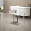 GETCK Acrylic Kids Step Stool 13" W - Water-Resistant Bathroom