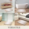 OLANLY Luxury Microfiber Toilet Mat U-Shaped, Extra Soft and Absorbent