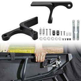 SAUTVS Aluminum Door Handles for Can-Am X3 & Max, Black Powder Coating Door Latches for Can-Am Maverick X3 X DS RS Turbo R Max 2&4 Door 2016-2025 Models Accessories (2PCS)