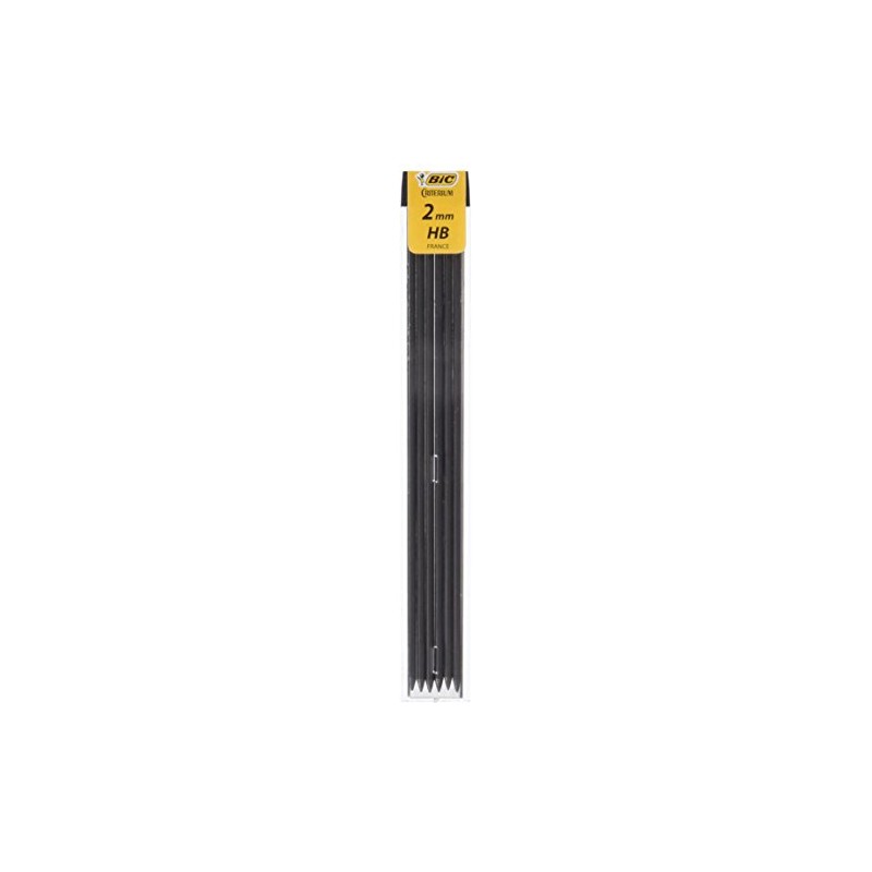 BIC Conte Pack of 6 Pencil Leads 2 mm Hi-Polymer