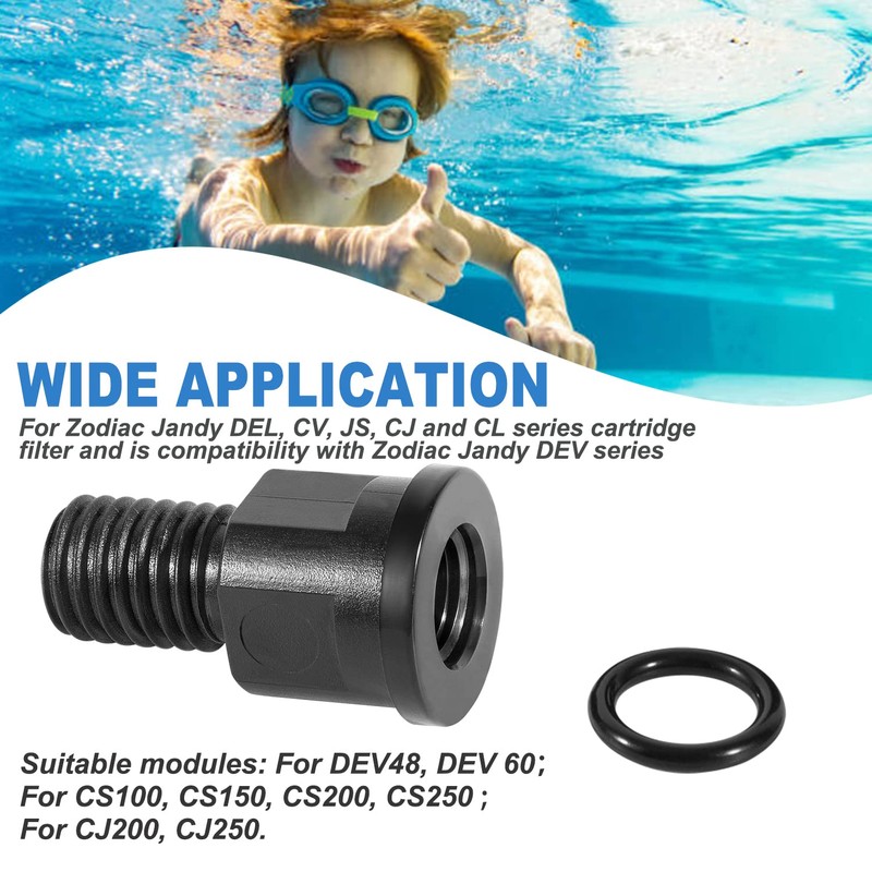 R0557100 Pressure Gauge Adapter Replacement for Zodiac Jandy CS/CJ Series