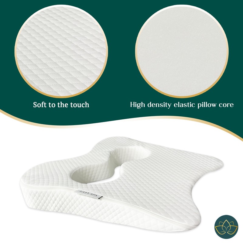 EASY SPA Massage Table Breast Pillow, Massage Table Pillow, Wedge