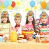 MADOO CITRUS 36 Pack Birthday Crowns for Kids Classroom Birthday