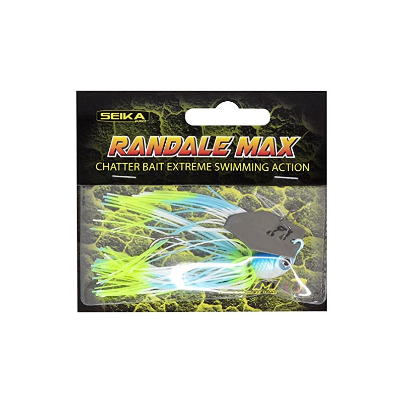FTM Randale Max Chatterbaits 21g / Blue/White/Green Seika Pro by