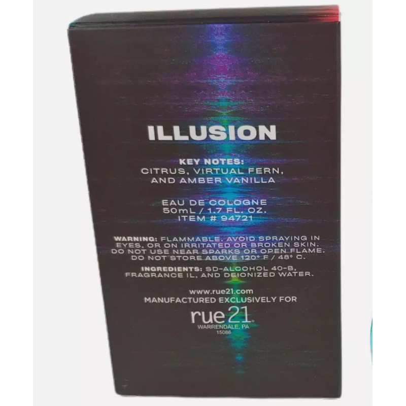 rue21 Rue 21 rue21 ILLUSION Eau de Cologne Fragrance Spray