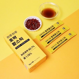 Jupjaengi 호박팥차 1박스 (14포) 호박차 팥차 Pumpkin Red Bean Tea 1 Box (14 Bags) Pumpkin Tea Red Bean Tea