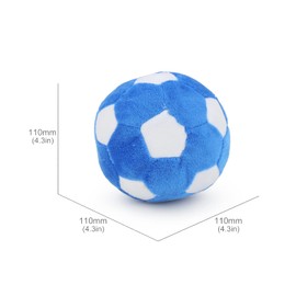 TONYFY Dog Toys Balls - Chewable Plush Football for Dogs, Soft Pet Squeaky Ball Stuffed with Fluffy, Durable Indoor Outdoor Dog Puzzle Toy, Birthday for Puppy Small and Medium Breeds