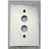 Polished Nickel 1 Gang Push Button Light Switch Wall Plate