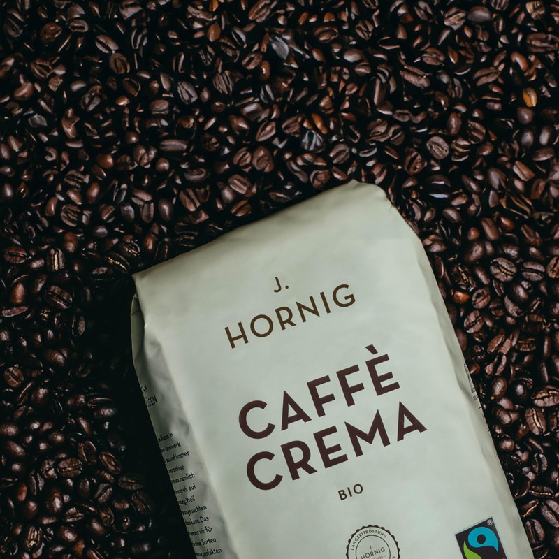J. Hornig Caffè Crema Espresso Beans, Caffè Crema Bio, Organic