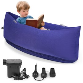 lefeke Sensory Chair for Kids,60" Includes Electric Air Pump,Inflatable Sensory pod for Children, Sensory Toys for Kids with Autism,Sensory Peapod,Purple