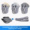 Velpeau CMC Thumb Brace Replacement Straps, Silicone Leather Material, Comfortable