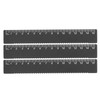 sourcing map 3pcs Straight Ruler 15cm Metric Aluminum Alloy Ruler