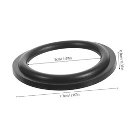 CIYODO Urinal Seal Toilet Flange Replacement Ring Toilet Flange Sealing Ring Toilet Sealing Flange Ring Urinal Pipe Gasket Washing Machine Hose Ring Toilet Seal Ring Fixed Rubber Black