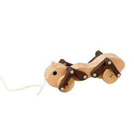 Wooden Crocodile Pull Toy(Ant)