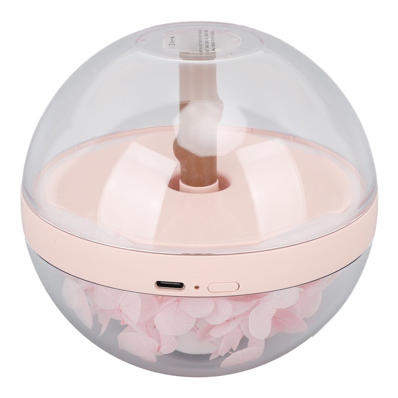 Essential Oil Diffuser Mini LED 270ml Pink Eternal Flower Aroma