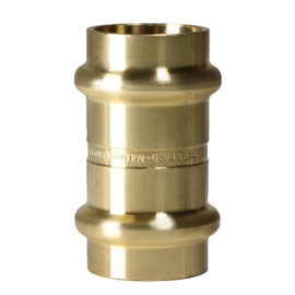 5 Pcs XFITTING 3/4 in x 3/4 in Press Coupling, Brass,