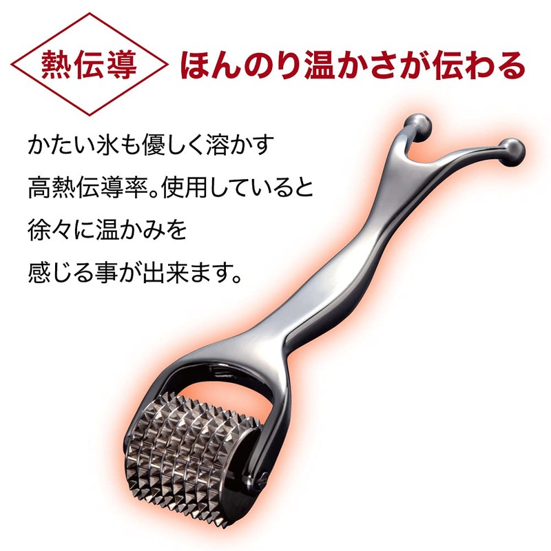 Alphax Roller Acupuncture Heat Transfer Scalp Roller for MEN