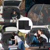 Tyafzzn Tailgate Mosquito Net, Wing Door Boot Cover, Sun Protection,