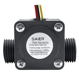 Hall Effect Sensor, 2PCS 1/2" Water Flow Sensor, Control Hall Effect Flowmeter, Low Meter Flowmeter Counter, High Precision Sensor Switch Hall Effect Sensor