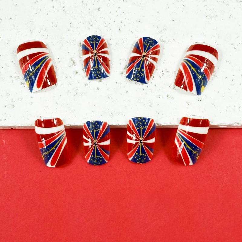 Independence Day Press on Nails Fourth of July Press on