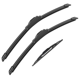 Gavimnal® 19"+19"+14" Silicone Wiper Blades Replacement For Toyota Sequoia 2001-2007,All-Season Front Rear Windshield Wiper Blades(Set of 3)