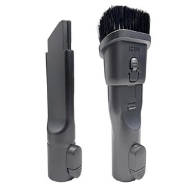 2PC Set Crevice Tool & 2-in-1 Combination Brush Tool Attachments Compatible Replacement for LG CordZero A9-Series A906 A912 A913 A916 A925 A926 A927 A929 A937 A938 A939 A949 Cordless Vacuum Cleaner