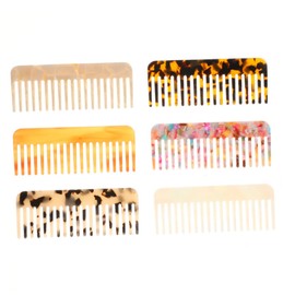 IWOWHERO Hair Styling Combs Marble Detangler Brush Set Soft Bristles for Women Home Salon Use